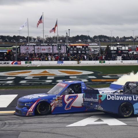 Busch and Hocevar celebrate Fr8 Racing 208 victory
