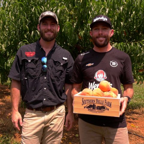 Ross Chastain at Southern Belle Farm