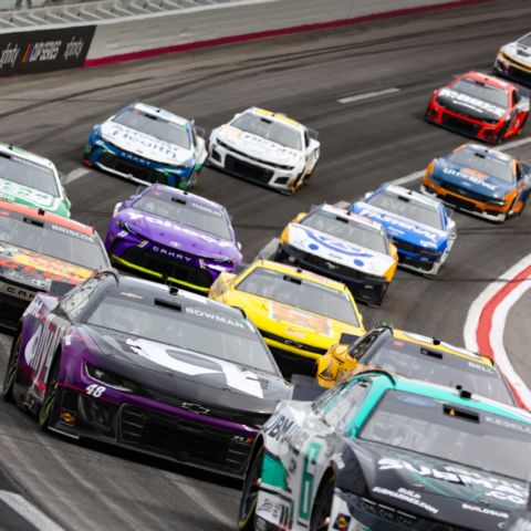 Racing at EchoPark Speedway