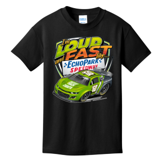 EchoPark Speedway Loud and Fast Youth Tee