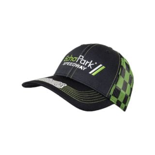 EPS Youth Black and Green Checkered Hat